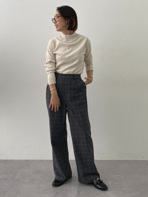 セール】ハイネックニット（毛玉になりにくい・タンブル乾燥OK