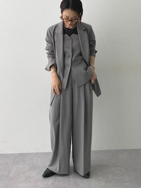 「アイテム（フォーマルスーツ/小物）」を使った、あやぱんさん（レディース・157cm）の夏コーディネート