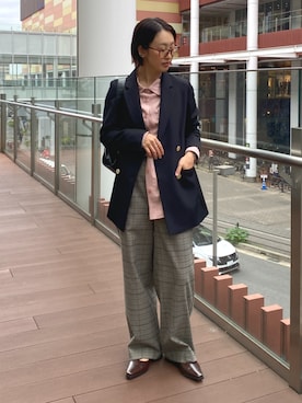 「アイテム（フォーマルスーツ/小物）」を使った、あやぱんさん（レディース・157cm）の冬コーディネート