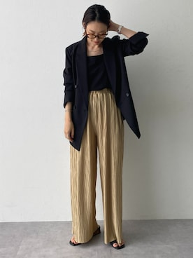 「アイテム（フォーマルスーツ/小物）」を使った、あやぱんさん（レディース・157cm）の夏コーディネート