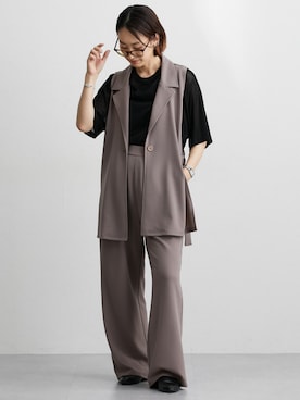 「アイテム（ジャケット/アウター）」を使った、あやぱんさん（骨格ナチュラル・レディース・157cm）の夏コーディネート