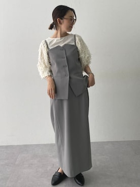「アイテム（フォーマルスーツ/小物）」を使った、あやぱんさん（レディース・157cm）の夏コーディネート