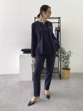 「スタッフ」｜あやぱんさん（レディース・157cm）の冬コーディネート