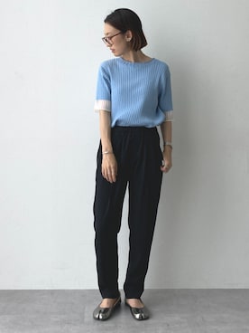 「アイテム（パンプス）」を使った、あやぱんさん（レディース・157cm）の夏コーディネート