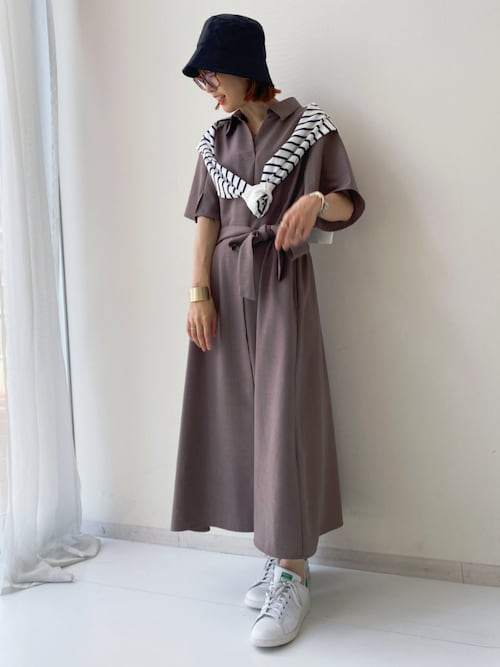 日本未入荷★CHICLINE★センディアフレアワンピース slattgir ワンピース 高身長 ティアードフレアワンピース