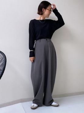 あやぱんさん（レディース・157cm）の秋コーディネート