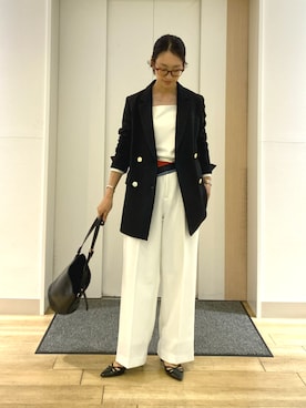 「アイテム（スーツセット）」を使った、あやぱんさん（レディース・157cm）の冬コーディネート