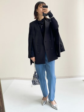 「スタッフ」｜あやぱんさん（レディース・157cm）の春コーディネート