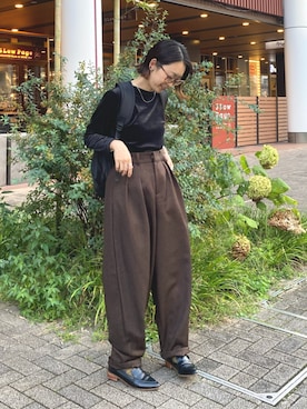 「nissen（ニッセン）のアイテム」を使った、あやぱんさん（レディース・157cm）の秋コーディネート