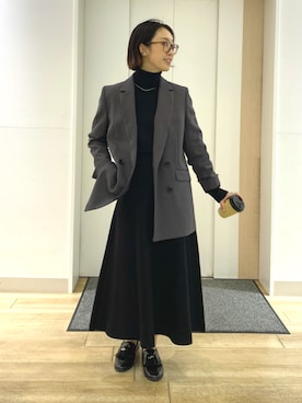 「アイテム（スーツセット）」を使った、あやぱんさん（レディース・157cm）の冬コーディネート