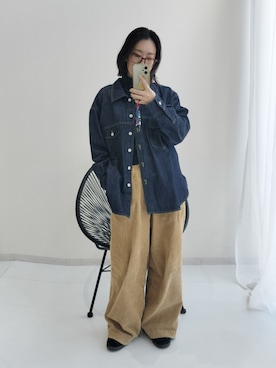 「Maison INNESS（メゾンアイネス）のアイテム」を使った、あやぱんさん（レディース・157cm）の冬コーディネート