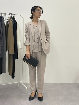 「スーツ」｜あやぱんさん（レディース・157cm）の秋コーディネート