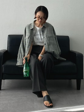 「nissen（ニッセン）のアイテム」を使った、あやぱんさん（レディース・157cm）の秋コーディネート