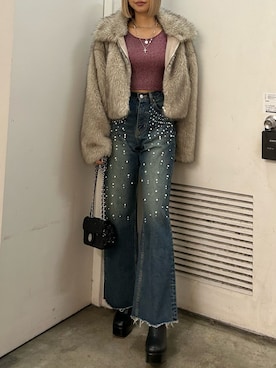 MINAMIさん（レディース・163cm）の冬コーディネート