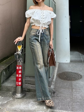 MINAMIさん（レディース・163cm）の夏コーディネート