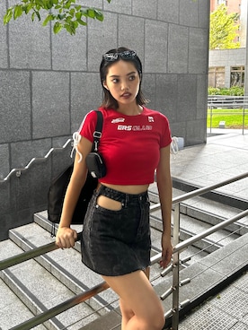 MINAMIさん（レディース・163cm）の夏コーディネート