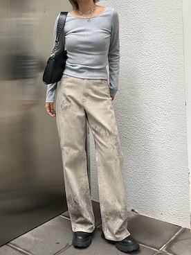 「アイテム（ブーツ）」を使った、MINAMIさん（レディース・163cm）の夏コーディネート