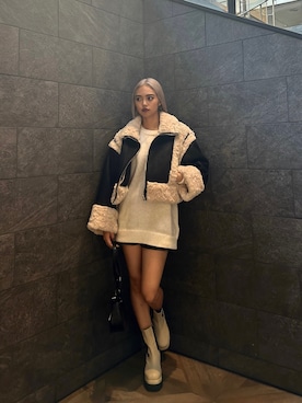 MINAMIさん(レディース・163cm)の冬コーディネート