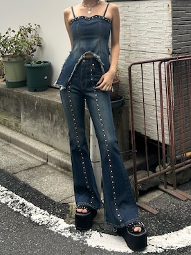 「EVRIS 」｜MINAMIさん（レディース・163cm）の夏コーディネート
