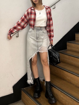 MINAMIさん（レディース・163cm）の冬コーディネート