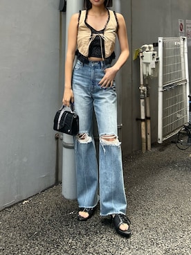 「エブリス」｜MINAMIさん（レディース・163cm）の春コーディネート