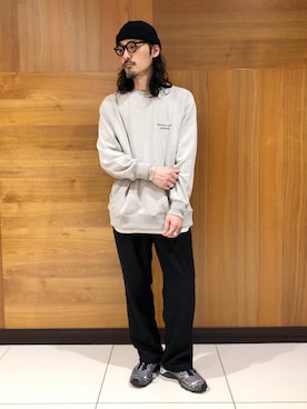 「バックプリント」｜Grand PARK MENSさん（メンズ・171cm）の秋コーディネート