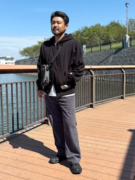 「アイテム（ベスト）」を使った、Grand PARK MENSさん（メンズ・168cm・30代）の秋コーディネート