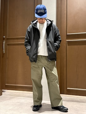 「NANGA（ナンガ）のアイテム」を使った、Grand PARK MENSさん（メンズ・172cm）の春コーディネート