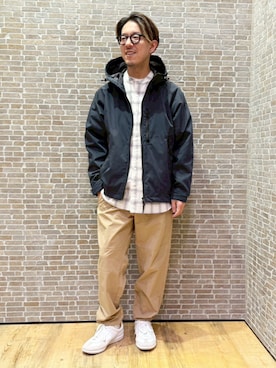 「NANGA（ナンガ）のアイテム」を使った、Grand PARK MENSさん（メンズ・168cm）の春コーディネート