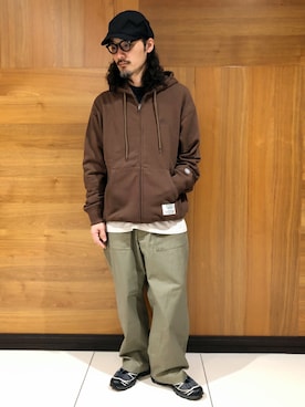 「アイテム（ベスト）」を使った、Grand PARK MENSさん（メンズ・171cm・20代）の秋コーディネート