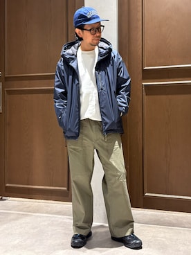 「NANGA（ナンガ）のアイテム」を使った、Grand PARK MENSさん（メンズ・172cm）の春コーディネート