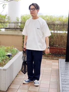「コンバース」｜Grand PARK MENSさん（メンズ・168cm・30代）の春コーディネート