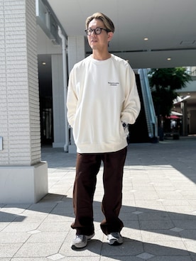 「バックプリント」｜Grand PARK MENSさん（メンズ・168cm）の秋コーディネート