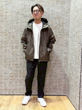 「NANGA（ナンガ）のアイテム」を使った、Grand PARK MENSさん（メンズ・168cm）の春コーディネート