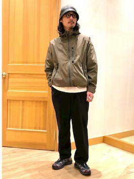 「NANGA（ナンガ）のアイテム」を使った、Grand PARK MENSさん（メンズ・171cm）の春コーディネート