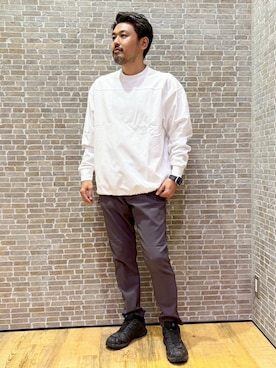 「アイテム（スウェット）」を使った、Grand PARK MENSさん（メンズ・168cm・30代）の秋コーディネート