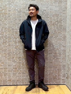 「アイテム（ブルゾン）」を使った、Grand PARK MENSさん（メンズ・168cm・30代）の秋コーディネート