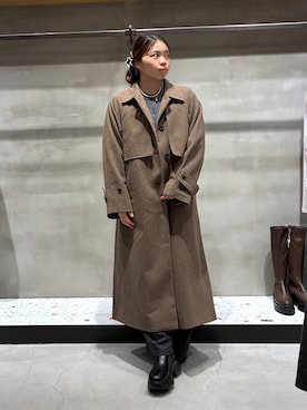 「アイテム（シュシュ）」を使った、yuminaさん（レディース・160cm・20代）の秋コーディネート