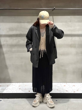yuminaさん（レディース・159cm）の春コーディネート