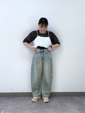 yuminaさん（レディース・160cm）の夏コーディネート