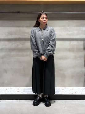 「LOWRYS FARM（ローリーズファーム）のアイテム（サンダル）」を使った、yuminaさん（レディース・160cm）の秋コーディネート