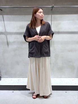 「アイテム（スカート）」を使った、yuminaさん（レディース・160cm・20代）の夏コーディネート