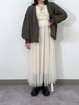 「アイテム（ワンピース/ドレス）」を使った、yuminaさん（レディース・160cm・20代）の秋コーディネート
