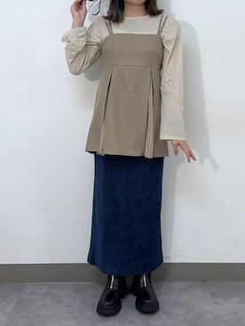 yuminaさん（レディース・160cm）の秋コーディネート