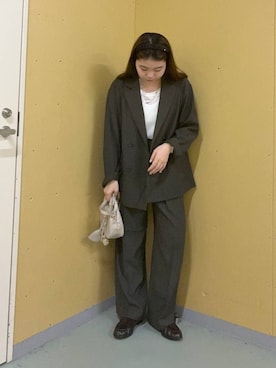 yuminaさん（レディース・159cm）の春コーディネート