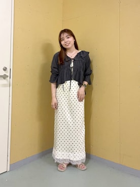 yuminaさん（レディース・159cm）の夏コーディネート