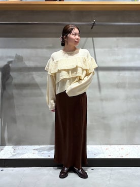 yuminaさん（レディース・160cm）の冬コーディネート