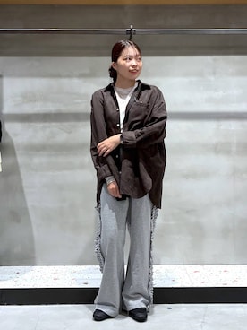 「アイテム（シュシュ）」を使った、yuminaさん（レディース・160cm・20代）の秋コーディネート