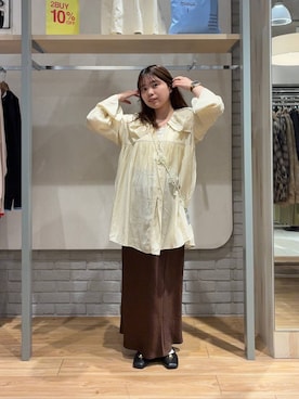 「Me%（ミィパーセント）のアイテム」を使った、yuminaさん（レディース・159cm）の春コーディネート