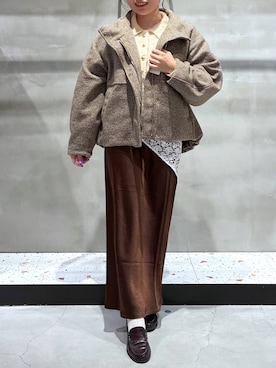 yuminaさん(レディース・160cm)の冬コーディネート